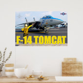 F-14 TOMCAT "FLIGHTDECK" POSTER (Küche)