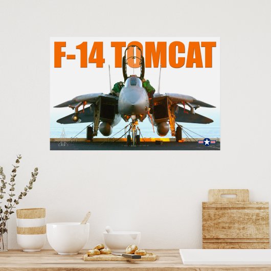 F-14 TOMCAT "FLIGHTDECK" POSTER (Küche)