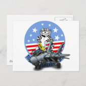 F-14 TOMCAT Forever Postkarte (Vorne/Hinten)
