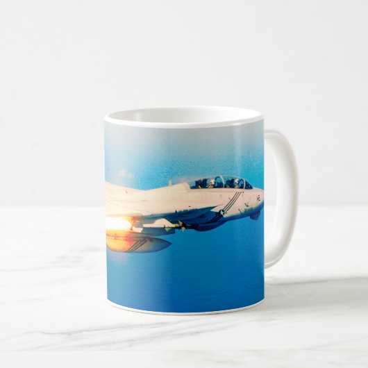 F-14 TOMCAT "FOX TWO" KAFFEETASSE (VorderseiteRechts)