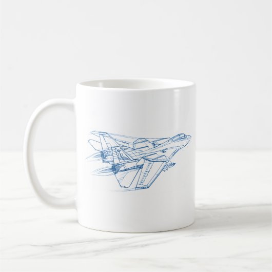 F-14 Tomcat Grumman Kaffeetasse (Links)
