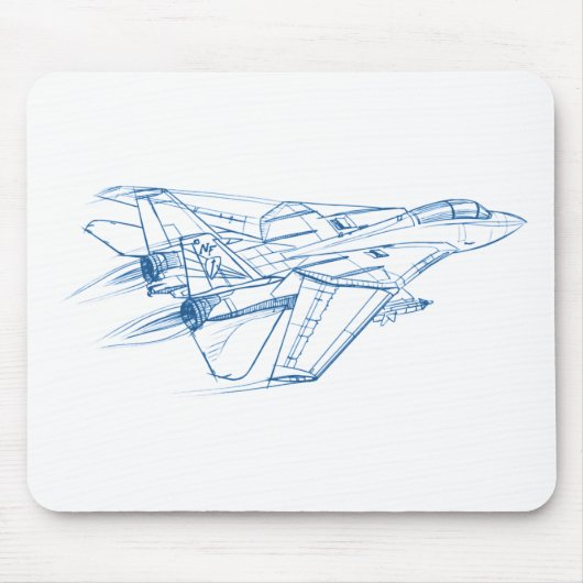 F-14 Tomcat Grumman Mousepad (Vorne)