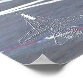 F-14 TOMCAT "HOOK DOWN" POSTER (Ecke)