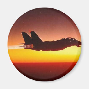F-14 TOMCAT IM NEBENBRENNER MAGNET