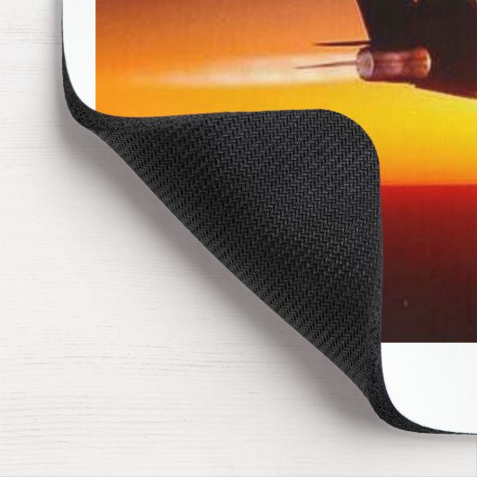 F-14 TOMCAT IM NEBENBRENNER MOUSEPAD (Ecke)