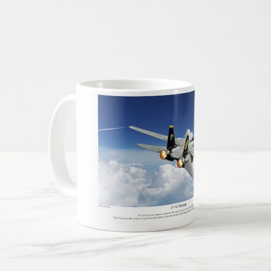 F-14 Tomcat Kaffeetasse (Vorderseite Links)
