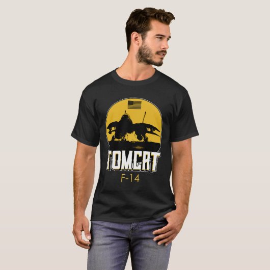 F-14 Tomcat-Kampfjet-T - Shirt (Vorne ganz)