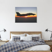 F-14 Tomcat Kampfjet über Afghanistan Leinwanddruck (Insitu (Schlafzimmer))