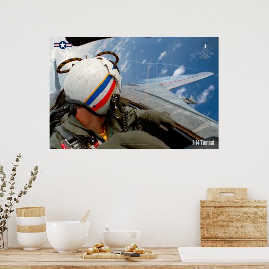 F-14 TOMCAT "KARO SIX" POSTER (Küche)