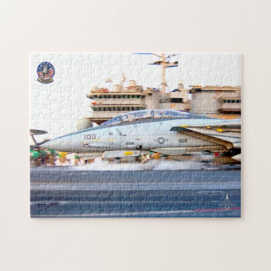F-14 TOMCAT "LAUNCH" (11 x 14 Zoll) Puzzle (Horizontal)