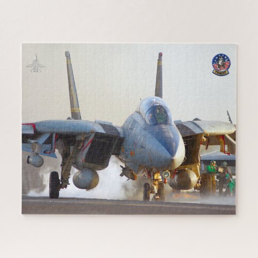 F-14 TOMCAT "LAUNCH" (16 x 20 Zoll) Puzzle (Horizontal)