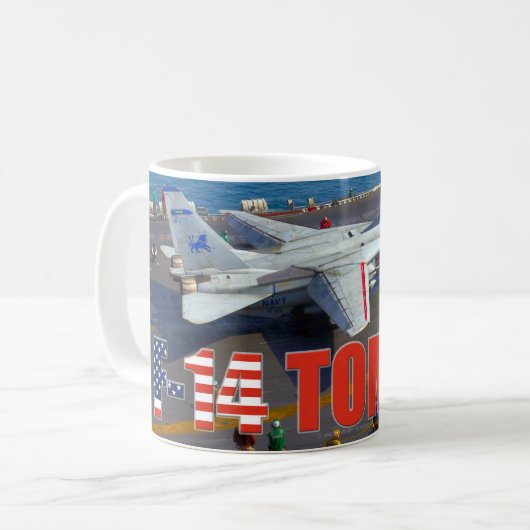 F-14 TOMCAT "LAUNCH" KAFFEETASSE (Vorderseite Links)