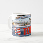 F-14 TOMCAT "LAUNCH" KAFFEETASSE (Vorderseite Links)