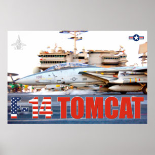F-14 TOMCAT "LAUNCH" POSTER