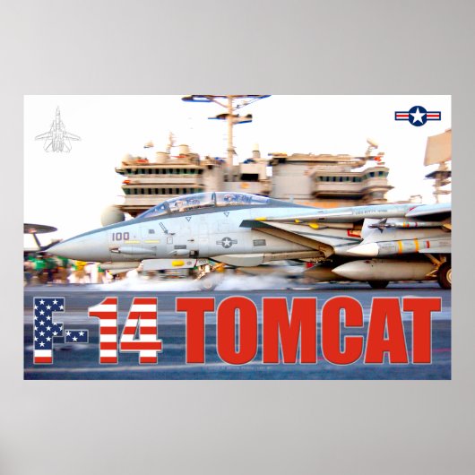F-14 TOMCAT "LAUNCH" POSTER (Vorne)