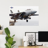 F-14 TOMCAT "LAUNCH" POSTER (Heimbüro)