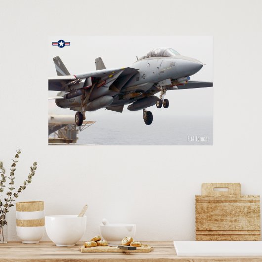 F-14 TOMCAT "LAUNCH" POSTER (Küche)