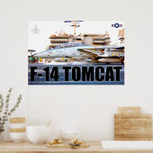 F-14 TOMCAT "LAUNCH" POSTER (Küche)