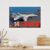 F-14 TOMCAT "LAUNCH" POSTER (Küche)