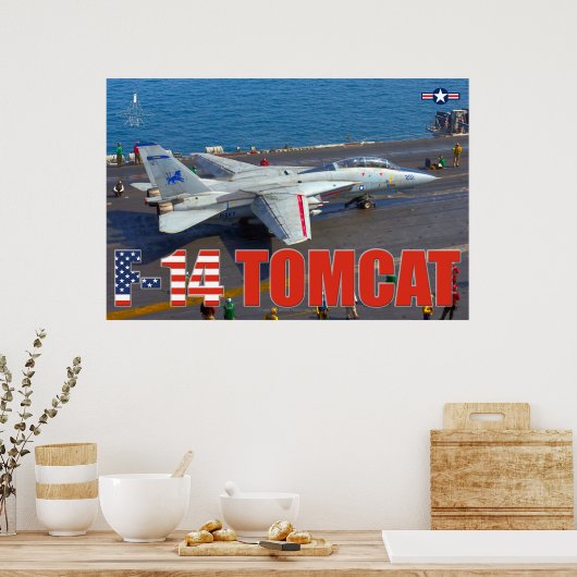 F-14 TOMCAT "LAUNCH" POSTER (Küche)