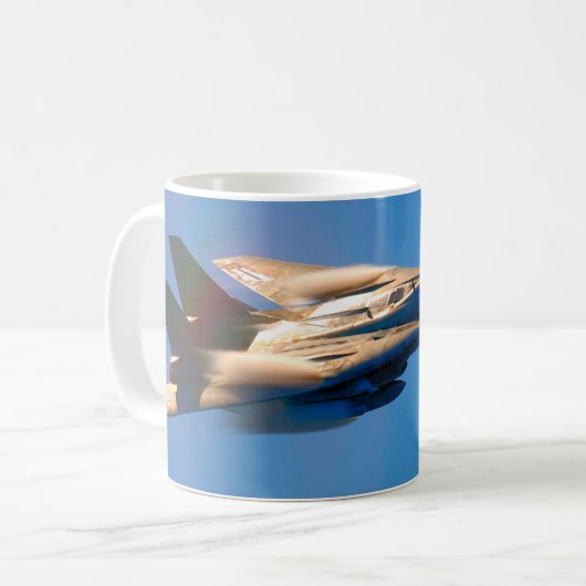 F-14 TOMCAT "MACH RUN" KAFFEETASSE (Vorderseite Links)