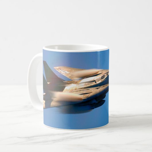F-14 TOMCAT "MACH RUN" KAFFEETASSE (Vorderseite Links)