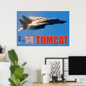 F-14 TOMCAT "MACH RUN" POSTER (Heimbüro)