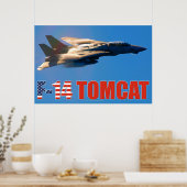 F-14 TOMCAT "MACH RUN" POSTER (Küche)