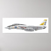 F-14 Tomcat Militärstreitjet VF-21 Poster (Vorne)
