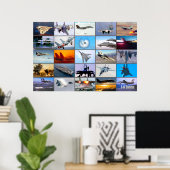 F-14 TOMCAT "MONTAGE" POSTER (Heimbüro)