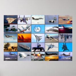 F-14 TOMCAT "MONTAGE" POSTER