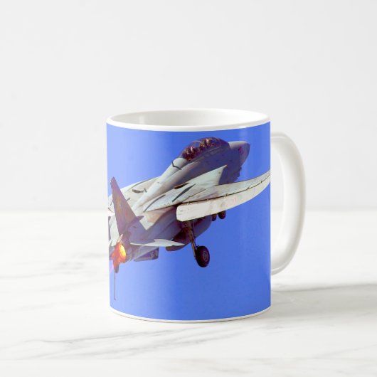 F-14 TOMCAT "NAFTERBURNER" KAFFEETASSE (VorderseiteRechts)
