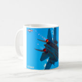 F-14 TOMCAT "NAFTERBURNER" KAFFEETASSE (Vorderseite Links)