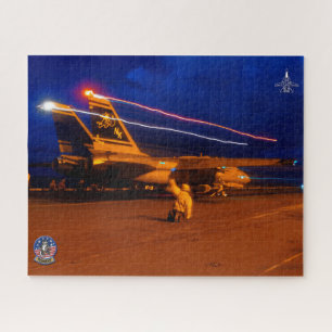 F-14 TOMCAT "NIGHT LAUNCH" (16x20 inch) Puzzle