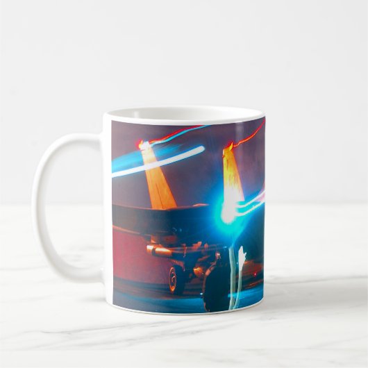 F-14 TOMCAT "NIGHT LAUNCH" KAFFEETASSE (Links)