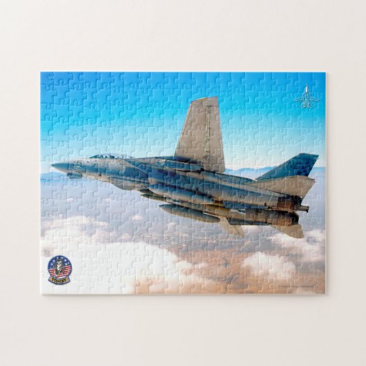 F-14 TOMCAT "ON PATROL" (11 x 14 Zoll) Puzzle (Horizontal)