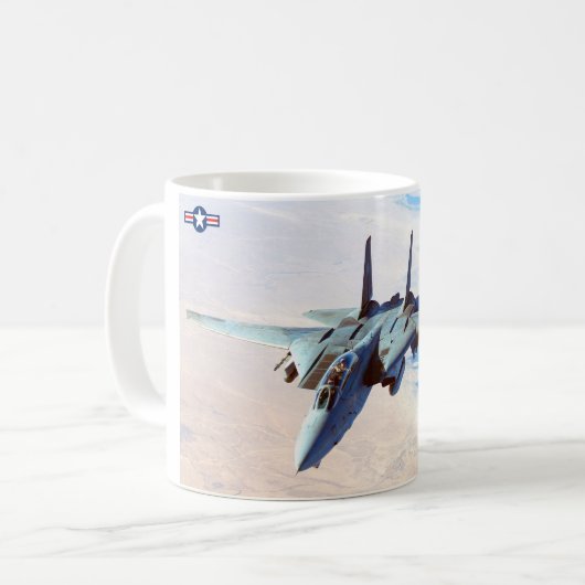 F-14 TOMCAT "ON PATROL" KAFFEETASSE (Vorderseite Links)