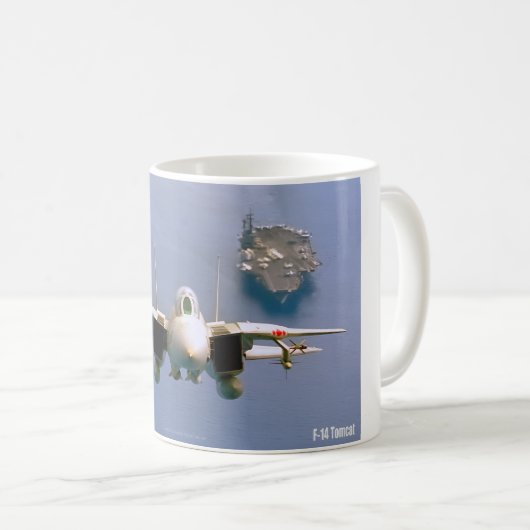 F-14 TOMCAT "ON PATROL" KAFFEETASSE (VorderseiteRechts)