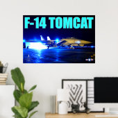 F-14 TOMCAT POSTER (Heimbüro)