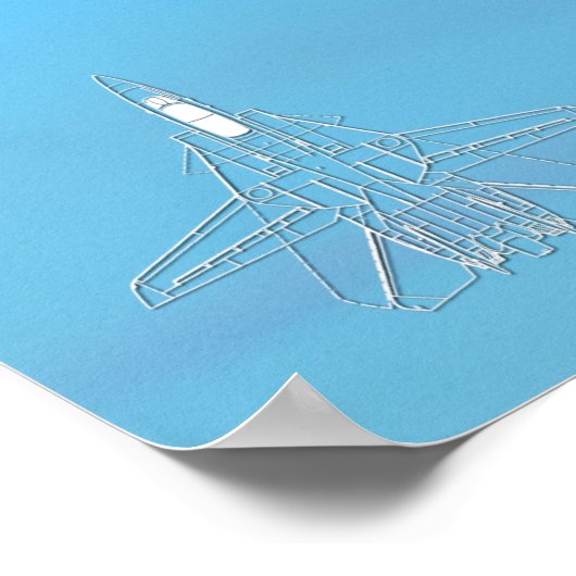 F-14 TOMCAT POSTER (Ecke)