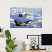 F-14 TOMCAT POSTER (Heimbüro)