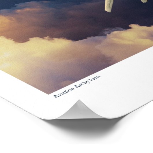 F-14 Tomcat Poster (Ecke)