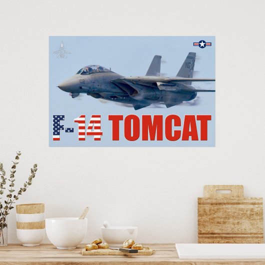 F-14 TOMCAT POSTER (Küche)