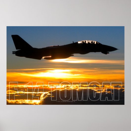 F-14 TOMCAT POSTER (Vorne)