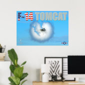 F-14 TOMCAT POSTER (Heimbüro)