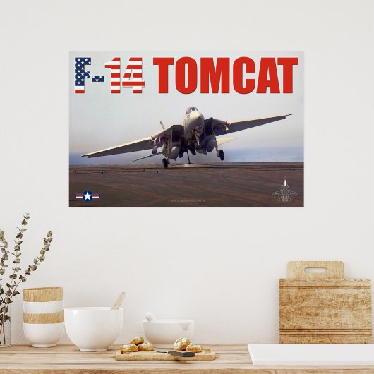 F-14 TOMCAT POSTER (Küche)