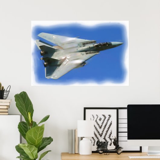 F-14 TOMCAT POSTER (Heimbüro)