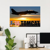 F-14 TOMCAT POSTER (Heimbüro)