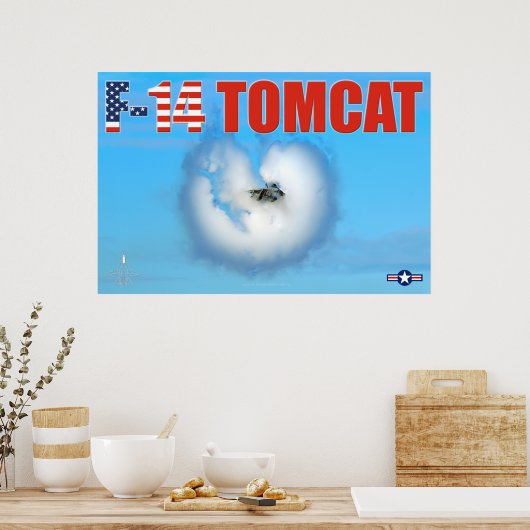 F-14 TOMCAT POSTER (Küche)