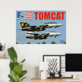 F-14 TOMCAT POSTER (Heimbüro)